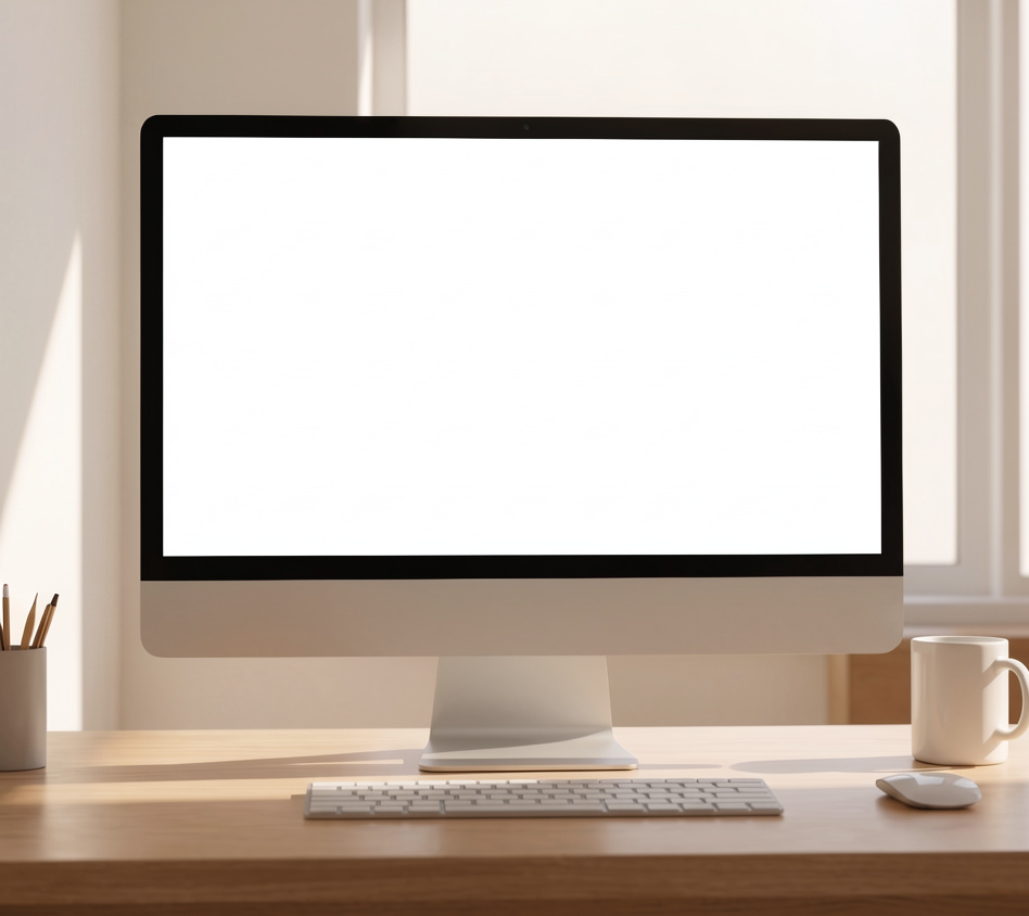 Desk Setup Mockup